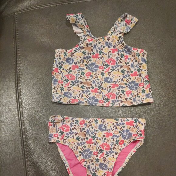 Gap Other - Baby Gap floral ruffle 2 piece tankini
